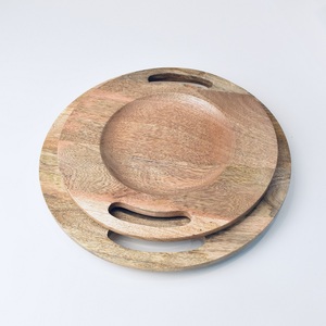 Bandeja para servir postres de Chocolate de Metal de madera de estilo árabe, tazón 100% seguro para alimentos, nuevo diseño para Ramadán Diwali, precio al por mayor - Product Image 2