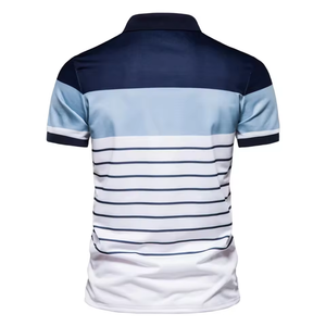 Polo homme, design personnalisé, vente en gros, polo de golf en sublimation pour homme, équipement d'origine, col à bande - Product Image 2