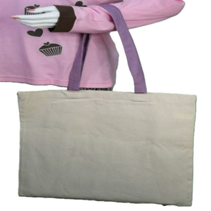 Sac fourre-tout en toile de coton biologique 100% personnalisé avec logo écologique, réutilisable, avec fermeture éclair, broderie, sac de courses pour femme, usage quotidien - Product Image 5