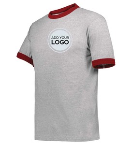 Ringer 50% <b>Polyester</b>, 50% Cotton T <b>Shirts</b> Sportswear Ringer Tee T <b>Shirt</b> - Product Image 6