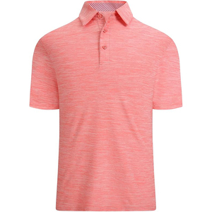 Chemises de golf pour hommes les plus populaires pour hommes Polo coupe sèche à manches courtes avec chemise à col de haute qualité et de qualité supérieure 100% polyester - Product Image 1