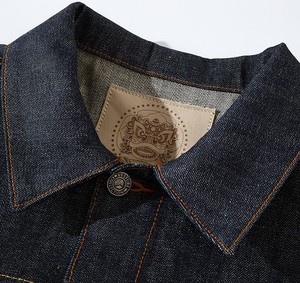 แจ็คเก็ตยีนส์ผู้ชาย ดีไซน์ใหม่ ปี 2025 รุ่น FA-MDJ-014 สไตล์วินเทจ ใส่สบาย ลำลอง ผ้าเนื้อนุ่ม ไม่ยับง่าย - Product Image 3