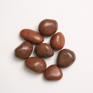 Đá Cuội và đá cuội tự nhiên màu đỏ được đánh bóng cao cho trang trí sân vườn ngoài trời cho thiết kế cảnh quan - Product Image 2