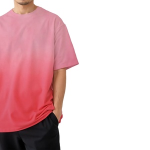 Camiseta de manga corta oversize de hip hop de alta calidad con hombros caídos, efecto desgastado por el sol, personalizada, de gran gramaje, ¡gran oferta! - Product Image 4