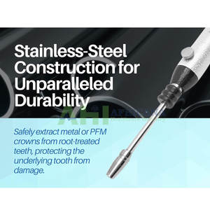 ที่กำจัดมงกุฏทันตกรรมแบบตุรกีใช้ซ้ำได้ด้ามจับตามหลักสรีรศาสตร์คุณภาพสูงสำหรับกระบวนการทางทันตกรรม - Product Image 2