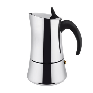 Cafetera Moka de 6 Tazas de Acero Inoxidable para Inducción, Cromado Pulido (ELLY 00880060ICC) - Product Image 3