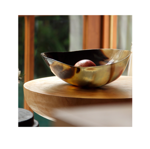 Tazón de servicio de cuerno de búfalo duradero de alta calidad para uso diario en la cocina y exhibiciones rústicas en la costa muy baja por UF INTYERNATION - Product Image 6