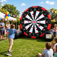 Kommerzielles Aufblasbares Fußball-Dartspiel Riesiges Fußball-Zielscheiben-Spiel Nylon Outdoor-Events Kundenspezifisches Design