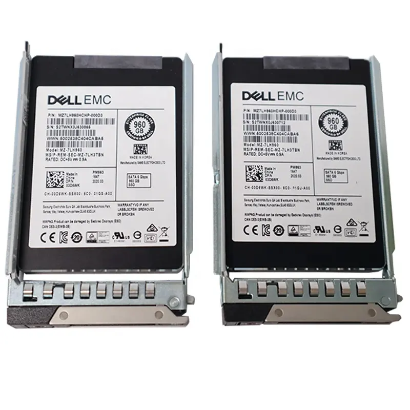 Hot selling DELL server ssd 960GB 2.5 SATA 6Gbps hard drive dell ssd