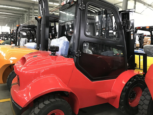 מצב חדש 2500 ק "ג 4 גלגל כונן שטח קשה מלגזה 2.5ton כדי 3.5ton קיבולת - Product Image 4