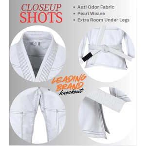 Kimono de karaté en tissu de qualité supérieure, uniformes d'arts martiaux personnalisés, vente en gros, nouveau kimono de karaté uni de haute qualité - Product Image 3