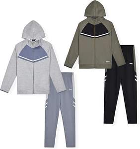 Survêtement léger à manches longues pour adultes, survêtement taille haute avec logo, survêtement de détresse quantité minimale de commande bas, fabriqué au Pakistan, printemps - Product Image 1