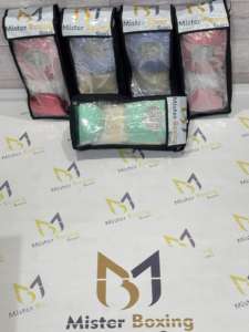 Guantes de boxeo profesionales No Boxing No Life Guantes Cuero de vaca genuino con cruces multicolores Pro Gear - Product Image 5