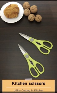 China Manufacturer Stainless Steel <b>Kitchen</b> <b>Scissors</b> Barbecue Cutting Shears - Product Image 2