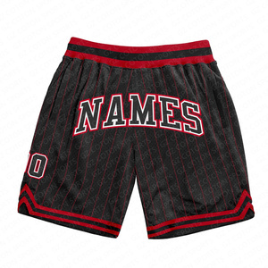 Short d'été en maille pour homme de basket-ball Prix d'usine 100% Polyester Logo personnalisé Sublimation Respirant Imprimé Expédition DDP - Product Image 1