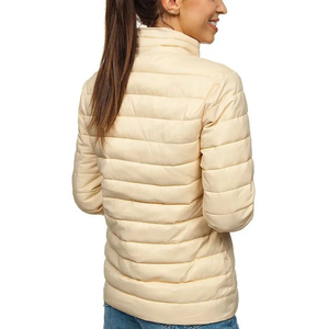 Chaqueta Acolchada de Invierno para Mujer, Color Liso, con Logotipo Personalizado, Impermeable, Resistente al Viento, Transpirable, de Secado Rápido, con Capucha, para Exteriores - Product Image 5