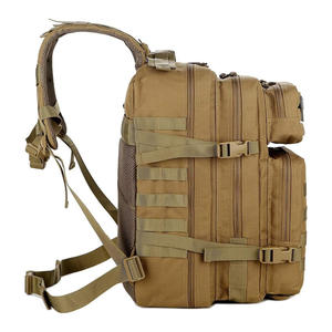 Mochila táctica duradera con impresión de logotipo personalizado bordado al aire libre senderismo Camping bolsa de viaje OEM ODM fabricante suministro - Product Image 3