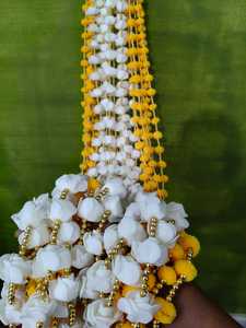 พวงมาลัยโฟมพื้นเมืองดอกไม้ & พู่ห้อยพร้อมกระดิ่งสำหรับตกแต่งบ้านพวงมาลัยแฮนด์เมดงานแต่งงานอินเดีย - Product Image 3