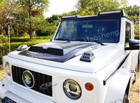Couvercle de moteur en Fiber de carbone pour capot Jimny pour Suzuki Jimny JB74 JB64 4x4 accessoires extérieurs