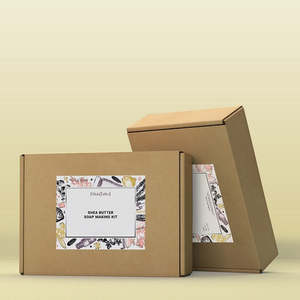 Kit de fabrication de savon artisanal au beurre de karité - Savon hydratant anti-acné pour bébés avec le fruit comme ingrédient principal - Product Image 1