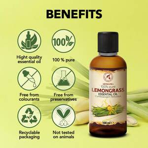 Aromatika Aceite Esencial de Citronela 100% Puro y Fresco, 100 ml, Destilado al Vapor, Aceite Compuesto para Aromaterapia, para Cuero Cabelludo y Cabello - Product Image 2