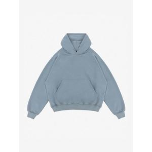 Les filles à la mode portent un sweat à capuche tendance en laine à capuche et des sweats à capuche imprimés simples OEM ODM sweat à capuche personnalisé coupe ample - Product Image 6