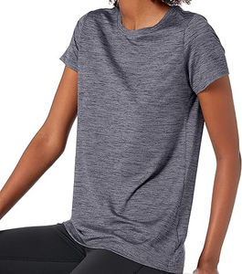 100% algodón Slim Fit cuello redondo Camiseta sólido estiramiento 200 gramos tejido de punto liso teñido con impresión Digital estilo Formal - Product Image 5