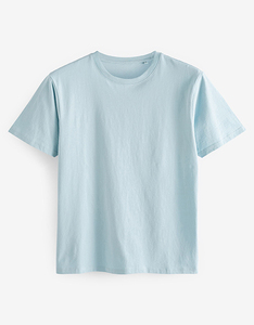 Camisetas de moda informales para hombre, cuello redondo, 100% algodón/poliéster, logotipo de impresión personalizado bordado, de alta calidad, venta al por mayor, Verano - Product Image 5