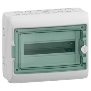 Per SCHNEIDER ELECTRIC 13981 Kaedra Contenitore Modulare per Dispositivi 1+1 Morsettiere 1 X 12 Moduli Materiale ABS Protezione IP54 - Product Image 1
