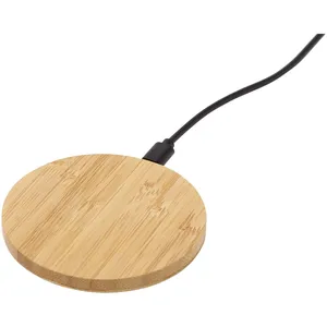 Stazione di Ricarica Wireless in Bambù Ecologica, Gadget USB Promozionale - Product Image 4