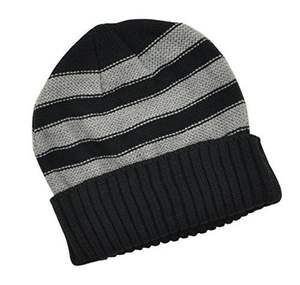 HZM-25569 Bonnet en tricot chaud tendance Automne Hiver Couleur unie Hommes et femmes Impression numérique de caractère Tissu commun - Product Image 3