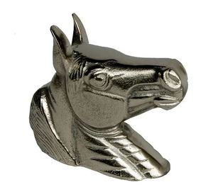 หัวม้าทำจากทองเหลืองโบราณสำหรับตกแต่งบ้านโต๊ะตกแต่งผนังหัวม้าอลูมิเนียมนางฟ้า - Product Image 6