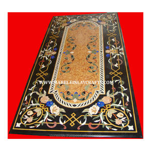 ท็อปโต๊ะอาหารฝังหินกึ่งมีค่า - Product Image 1