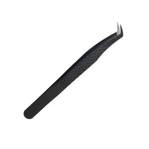 Pinces à cils en acier inoxydable, pinces antistatiques de haute qualité, logo personnalisé, volume, marque privée, pince à cils en acier inoxydable - Product Image 1