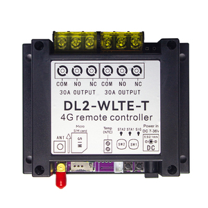 DL2-WLTE-T 4g 30a gsm relay module lte sms web điều khiển từ xa on/off chuyển đổi 2 kênh nhiệt độ màn hình mất điện cảnh báo - Product Image 2