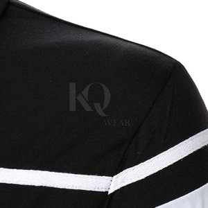 T-shirts à manches courtes pour hommes, couleur unie, haute qualité, 100% coton, tissu tricoté, léger, séchage rapide, logo personnalisé pour un usage décontracté - Product Image 4