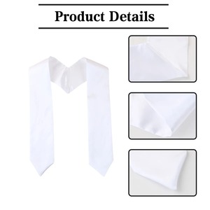 Graduación de adultos unisex robó la clase de 2024 Honor Sash Graduación de la Escuela Superior con colores y logotipo personalizados - Product Image 4
