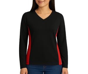 เสื้อกีฬาฟุตบอลแบบสั้นคอวีป้องกันรังสียูวีป้องกันการระเหิดแบคทีเรียพิมพ์หมายเลขชื่อทีมที่กำหนดเอง - Product Image 5