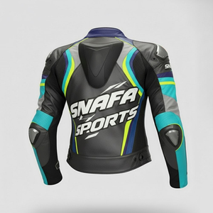 Nouvelle arrivée Veste en cuir de moto Course Coupe-vent Veste de moto sur mesure - Product Image 2