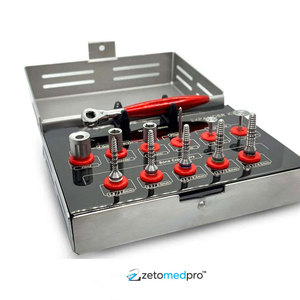 Kit Universal de Implantes Dentales, Expansor Óseo, Juego de Brocas Cónicas, Juego de 50 Piezas, Kits de Implantes Dentales - Product Image 5