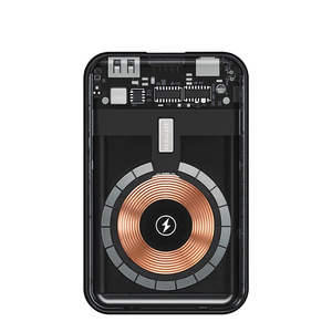 Power Bank Wireless ad Alta Capacità 10000mAh con USB Type-C per Uscite Lightning e QC, Batteria Li-Polimero - Product Image 3