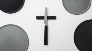 มีดอรรถประโยชน์ฟันปลาสเตนเลสสตีล,ที่จับง่ายด้ามเรซิน ABS มีดตะเกียบ - Product Image 4