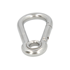 Moschettone da Pompiere in Acciaio Inossidabile con Occhiello 100 mm. Per uso domestico. - Product Image 5