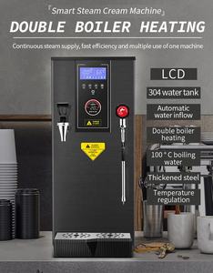 Máquina Comercial Automática de Vapor y Agua Caliente, <span class=keywords><strong>Calentador</strong></span> de Bebidas con Control de Temperatura Dual, Espumador de Leche Multiusos - Product Image 6