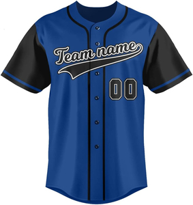 Último Modelo de Camiseta y Pantalones Cortos de Béisbol Personalizados con MOQ Bajo, Transpirables, de Secado Rápido, 100% Poliéster, de Alta Calidad, con Nombre de Equipo Personalizado para Equipos Deportivos - Product Image 1