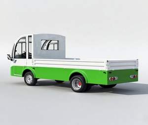 Buggy électrique 2 places à carrosserie ouverte, mini-fourgonnette de transport de marchandises avec hayon, chariot de nettoyage, quad >800W - Product Image 1