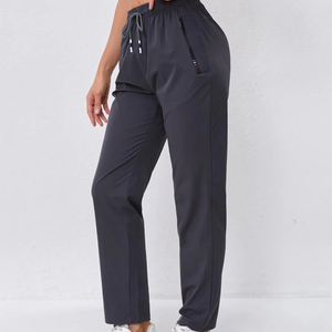 c Casual Stylish Breathable Cargo Jogger 100% Cotton Wholesale Woman Trousers Customize Design Lightweight Cargo Pants Women - Product Image 2
