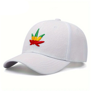 Gorra de béisbol con patrón colorido Sombrero con visera ajustable versátil de moda Los mejores sombreros de camionero de malla de tela - Product Image 5