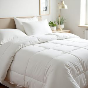 Moderno 170X225 Cm Premium Down Proof Edredón de algodón 100% Transpirable y lavable Imitación de plumón de ganso - Product Image 1