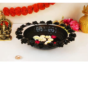 Cuenco Urli de latón temático establecido para cocinar y servir plato con olla decorativa pulida brillante para servir disponible a los mejores precios - Product Image 2